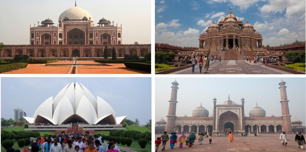 Delhi: ciudad de impresionantes monumentos.